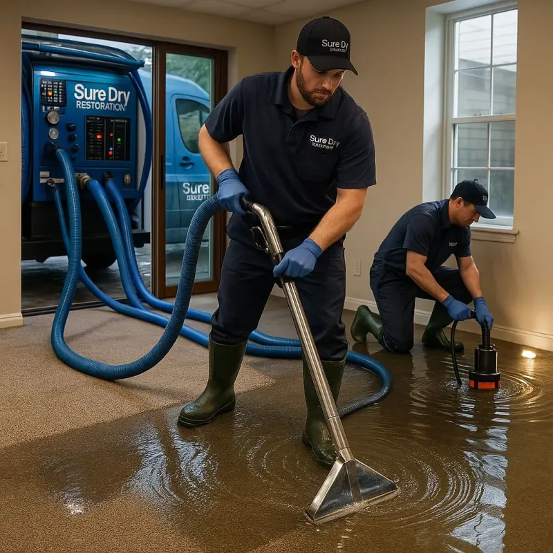 Water Extraction and Removal process in Palmerton, PA